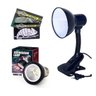 Luminária Articulada Lâmpada de Led Uva Uvb 5.0 Cartão Teste Nomoy Pet Nd-31 Luminaria com Lampada U - 1