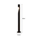 Ver imagem 6 de Luminária de Jardim Nordecor Uryn 6492 60cm Led 5w Bivolt Preto 3000k Luz Amarela