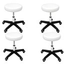 Ver imagem 1 de Kit 4 Cadeiras de Escritório sem Encosto Mocho - Branco