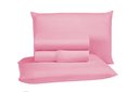 Ver imagem 1 de Kit Jogo de Cama 400 Fios King 4 Peças Hotel Pousada Tecido Acetinado 40cm Altura:rose