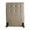 Ver imagem 5 de Cabeceira Cama Box Solteiro 90cm Suede Velut Bege - King House