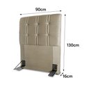 Ver imagem 3 de Cabeceira Cama Box Solteiro 90cm Suede Velut Bege - King House