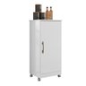 Armário Multiuso Lírio 49cm 1 Porta Branco Moval - 3