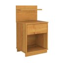 Ver imagem 4 de Mesa de Cabeceira Ma 1 Gaveta Cor Cinamomo