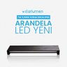Arandela Led Yeni 7w 3000k 539lm 30cm Ip65 Preta 2800 Nordecor St3146 - 7