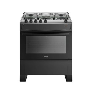 Fogão Atlas Monaco Top 5 Bocas Preto Bivolt - 300001641