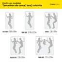 Ver imagem 6 de Cabeceira Cama Box Casal Lylla 140cm Capitonê com Frame Suede Bege - Desk Design
