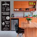 Ver imagem 2 de Adesivo Decorativo Parede Chalkboard lousa para cozinha/ área gourmet - Churrasco 1,80 x 0,50 m