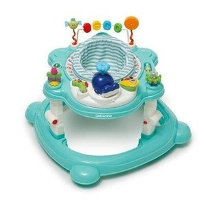 Andador Para Bebê Infantil 4 Em 1 Funny Verde Água Galzerano 4030VDA