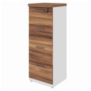 Ver imagem 1 de Arquivo 04 Gavetas Pasta Suspensa – 1,28×0,46×0,45m Nogal Sevilha/Branco – 34314