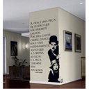 Ver imagem 2 de Adesivo Decorativo para Parede e Porta Charlie Chaplin