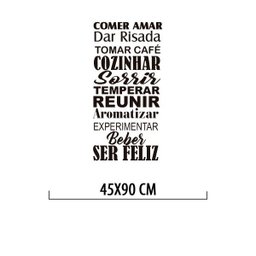 Adesivo Decorativo Parede Frase Cozinha, Area gourmet - 4
