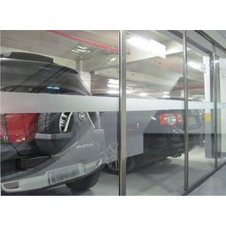 Faixa Decorativa e Segurança em Adesivo Jateado Liso para Portas de Vidro 100 x 10cm - 10 Peças - 3