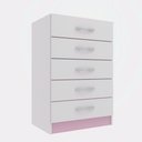 Ver imagem 3 de Cômoda para Quarto Infantil 5 Gavetas Maxi