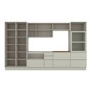 Ver imagem 3 de Cozinha Completa Fineze 8 Portas 8 Gavetas com Vidro 100% MDF Areia Hp/Cinamomo - Henn