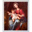 Ver imagem 1 de Quadro de Tecido Maria Mãe de Jesus com Moldura 77x58 cm FORNECEDOR 57 QTG-006