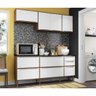 Cozinha Compacta New Paris 8 Ptas 2836 Multimóveis Duna/Branco - 1