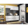 Cozinha Compacta New Paris 8 Ptas 3 Gav 2836 Multimóveis Branco - 5