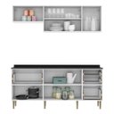 Ver imagem 6 de Cozinha Compacta New Paris 8 Ptas 3 Gav 2836 Multimóveis Branco