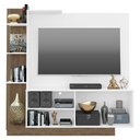 Ver imagem 6 de Estante com Painel TV 55" e 2 portas Denver Multimóveis Argila/Branco 