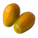 Ver imagem 2 de Kit 9 Mamões Artificiais Fake Realistas Enfeite Mesa Fruteira Cesta Cozinha Decoração Moderna Casa
