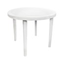 Ver imagem 1 de Mesa Plástica Redonda Capri - Dolfin Branca