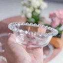 Ver imagem 4 de Bowl de Vidro Cristal 180ml Pearl Tigela Transparente Servir Sobremesas Petiscos Wolff