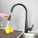 Ver imagem 5 de Torneira Monocomando Preta Cozinha Área Gourmet Ducha Regulável Extensor 47cm Luxo Inovartte In28