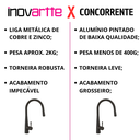 Ver imagem 2 de Torneira Monocomando Preta Cozinha Área Gourmet Ducha Regulável Extensor 47cm Luxo Inovartte In28