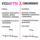 Ver imagem 2 de Lustre Pendente Luminária Preto Sputnik Moderno Retrô para 12 Lâmpadas Sala Área Gourmet Inl56