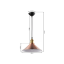 Ver imagem 6 de Lustre Pendente Luminária Cobre Bronze Industrial Vintage Retrô Sala Área Gourmet Cozinha Inl21