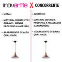 Ver imagem 2 de Lustre Pendente Luminária Cobre Bronze Industrial Vintage Retrô Sala Área Gourmet Cozinha Inl21