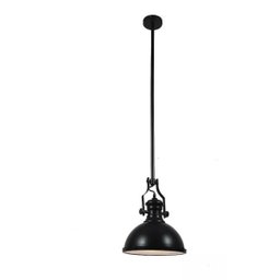Lustre Luminária Pendente Preto Vintage Retrô Industrial Moderno Cozinha Ilha Quarto Sala Inl20 - 2
