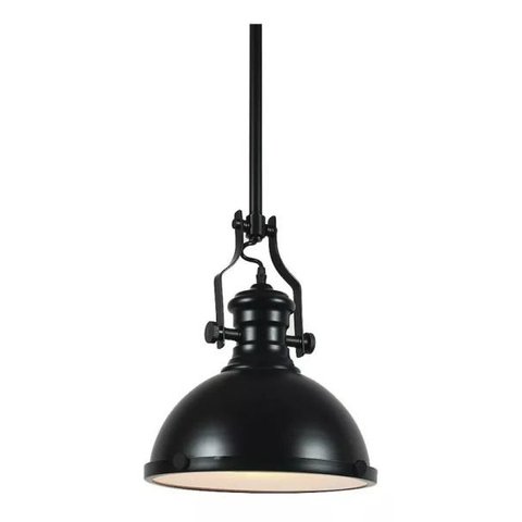 Lustre Luminária Pendente Preto Vintage Retrô Industrial Moderno Cozinha Ilha Quarto Sala Inl20