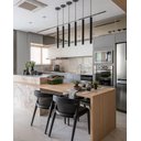 Ver imagem 3 de Lustre Luminária Pendente Tubo Tubeto Preto Fosco 40cm + Lâmpada de Led Inl44