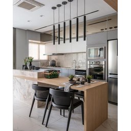 Pendente Tubo Tubeto Preto Lustre Cozinha Ilha Quarto Escritório 4cmx40cm Lâmpada Led Inclusa Inl44 - 2