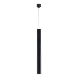 Pendente Tubo Tubeto Preto Lustre Cozinha Ilha Quarto Escritório 4cmx40cm Lâmpada Led Inclusa Inl44 - 1