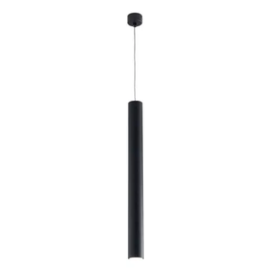 Pendente Tubo Tubeto Preto Lustre Cozinha Ilha Quarto Escritório 4cmx40cm Lâmpada Led Inclusa Inl44
