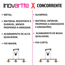 Ver imagem 2 de Lustre Pendente Loft Retrô Nordic Luminária Prato Moderno Industrial Sala Jantar Cozinha Inl43