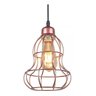 Lustre Pendente Luminária Rose Aramado Retrô Moderno Cozinha Área Gourmet Ilha Quarto Sala Inl34 - 6