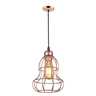Lustre Pendente Luminária Rose Aramado Retrô Moderno Cozinha Área Gourmet Ilha Quarto Sala Inl34 - 1