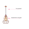 Lustre Pendente Luminária Rose Aramado Retrô Moderno Cozinha Área Gourmet Ilha Quarto Sala Inl34 - 8