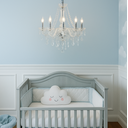 Ver imagem 4 de Lustre Candelabro Pendente Luxo Cristal Legitimo Cor Transparente 6 Braços Sala Jantar Quarto Inl25