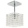 Lustre pendente Plafon Cristal Original Quadrado 14cm Inovartte Inl01 - 2