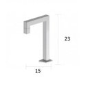 Ver imagem 2 de Torneira Bica Alta - Lavabo e Banheiro - 1/4 Volta Quadrada In14 - Inovartte