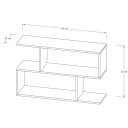 Ver imagem 2 de Mesa de Canto Sala Apoio Lateral Sofá Preto