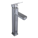 Ver imagem 3 de Torneira Monocomando Cromada Quadrada Bica Alta Banheiro Lavabo Inovartte In19