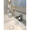 Ver imagem 5 de Torneira Monocomando Quadrada Bica Baixa Cromada Luxo Banheiro Lavabo Inovartte In12