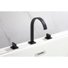 Torneira Misturador Duplo Comando Quadrada Preto Fosco Luxo para Banheiro Lavabo Inovartte In25 - 4