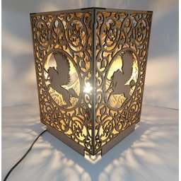 Abajur Cavalo Alado em Mdf - 2